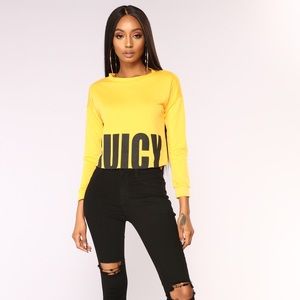 Juicy Vibes Top (yellow)